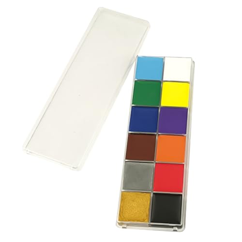 DIYEAH 1stück Halloween Körperbemalung Farben Gesichts Und Körperfarbe Ungiftige Pigmente Für Faschings Und Halloween- Für Spaß Und Kreative Körperkunst von DIYEAH