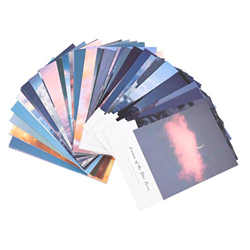 DIYEAH 2 Kisten Scrapbooking-Karten Schreibwaren Aufkleber ästhetisch Notiz ästhetische Aufkleber letter paper kindercards hochzeitsdeko Hauptbuch Postkarten Nachrichtenkarten Papierstau von DIYEAH