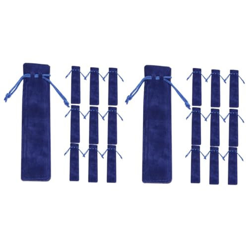 DIYEAH 40stücke Kordelzug Federmäppchen Strapazierfähigem Für Aufbewahrung Von Schreibwaren Blau Für Schule Und von DIYEAH