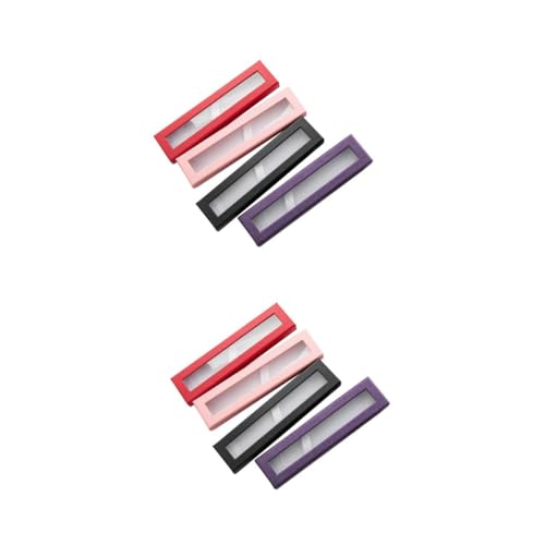 DIYEAH 8stücke Transparente -Pen Box Papier Langlebige Stifte Aufbewahrungsbox Mit Glatter Oberfläche Für Büro Und Schule von DIYEAH