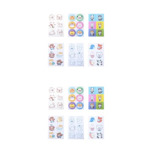 DIYEAH 2 Stück 6 Maskenaufkleber Creme Aufkleber Für von DIYEAH