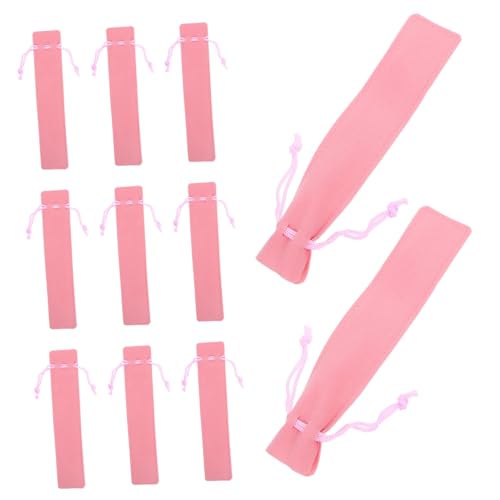 DIYEAH 20 Stück Tragbarer Drawstring Stift Organizer aus Weichem Material Schutz Hülle für Schreibwerkzeuge für Büro Schule und von DIYEAH