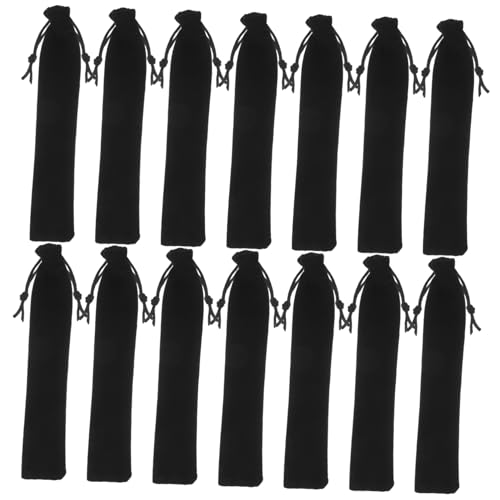DIYEAH 25er Set Drawstring Pencil Bag Pen Pouch Stiftetui Mit Kordelzug Velours Ideal Für Schule Büro Und Kreative Projekte Vielseitige Stiftaufbewahrung von DIYEAH