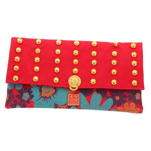 DIYEAH 2stücke Eleganter Rot Umschlag Traditioneller Chinesischer Geldbeutel Für Neujahr Und Hochwertiger Mit Glückswünschen Für Und Aufbewahrung Von Geld Und Karten von DIYEAH