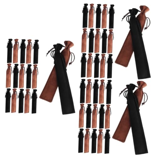 DIYEAH 3 Sätze Federmäppchen Mit Kordelzug Mini Beutel Fach Stiftverpackung Geschenkbeutel Stifthülle Stifttasche Einzelner Stifthalter Stifthüllen Stiftbehälter 20 Stück * 3 von DIYEAH