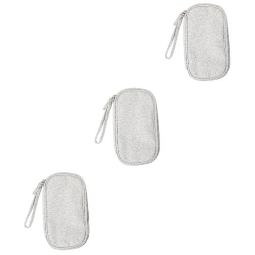 DIYEAH 3 Stck. Elektronik Organizer Stoßfest Kabeltasche Reise Zubehör Aufbewahrungstasche Kompakt Leicht für Urlaub Business Alltag von DIYEAH