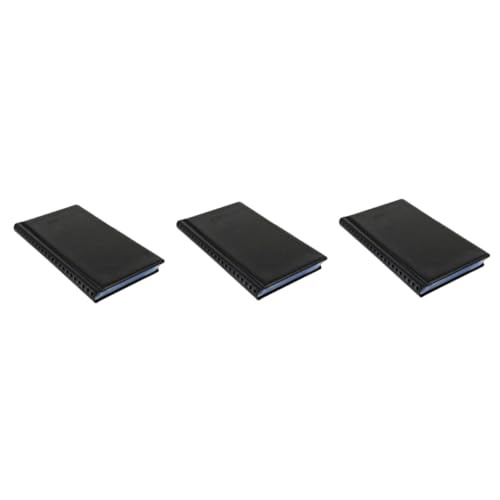 DIYEAH 3 Stck. Ultradünner Kreditkartenhalter aus Leichtem Kunststoff und Reißfest Karten Visitenkartenetui für Business und Alltag Praktisches Schwarzes Kartenetui mit Schnellem Zugriff von DIYEAH