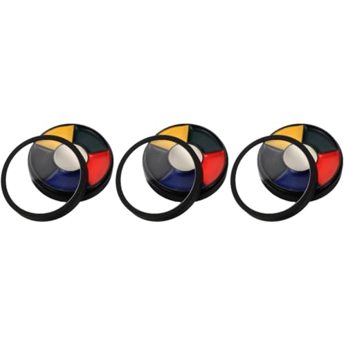 DIYEAH 3 Stück 6 Farben Maskerade-pigment Cosplay-körperbemalung Halloween-cosplay Körperfarbe Öl Halloween- Cosplay-zubehör Partyzubehör Farbe Auf Wasserbasis von DIYEAH