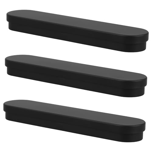 DIYEAH 3 Stück Federmäppchen Federmäppchen Bleistifthalter Für Den Schreibtisch Bleistiftfälle Bleistiftbecherhalter Federmäppchen Metall Federmäppchen Für Mädchen Etui Black Weißblech von DIYEAH