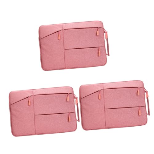 DIYEAH 3 Stück Laptoptasche aus Oxford Wasserabweisend Robust mit Innen und Außentaschen für Herren Damen Notebook Hülle Aktentasche Organizer Schutz von DIYEAH