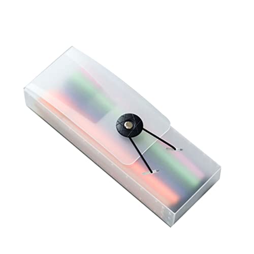 DIYEAH Federmäppchen Aus Kunststoff 3er-Pack Schreibwarenbox Fächer Kompakt Tragbar Für Schule Büro Reisen Alter von DIYEAH