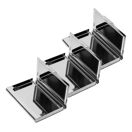 DIYEAH 3 Stück Teiliges Visitenkartenetui Business Kartenhalter Metall Organizer für und Damen Robustes Design Kratzfest Leicht zu Tragen für Meetings und Konferenzen von DIYEAH