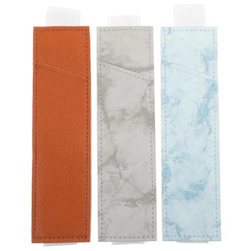DIYEAH 3stücke Elastische Band Stift Halter Für Notizbuch Stifttasche Mit Gummiband Leder Stifthülle Für Journal Zum Verschenken von DIYEAH