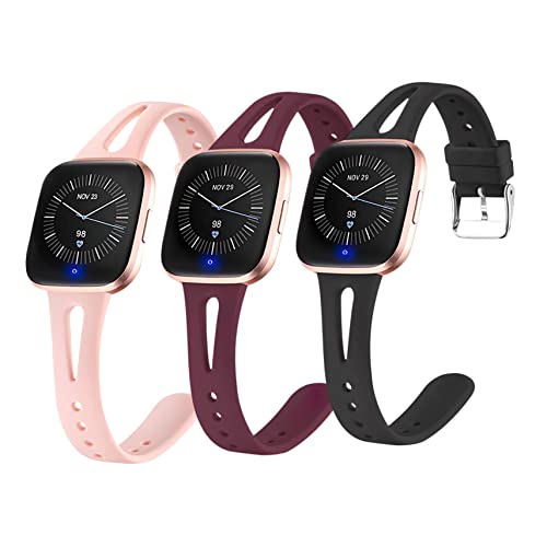 DIYEAH 3stücke Silikonarmbänder Für Uhren Atmungsaktiv Und Bequem Mit Verstellbarer Metallschnalle Als Ersatzarmbänder Für Uhrenmodelle von DIYEAH