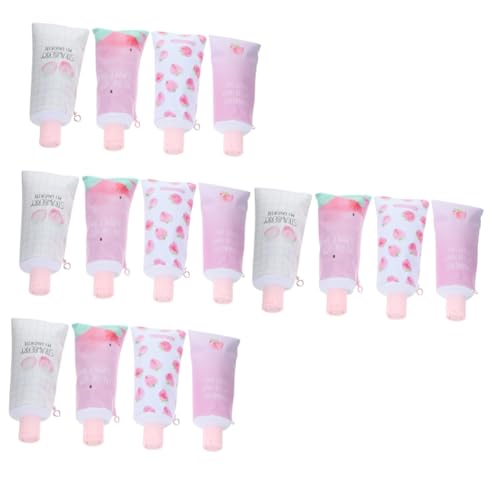 DIYEAH 4 Sätze Federmäppchen Ästhetische Tasche Damen Mini Federmäppchen Rosa Halter Süßes Federmäppchen Dünnes Federmäppchen Reißverschluss Federmäppchen Ästhetisches 4 Stück * 4 von DIYEAH