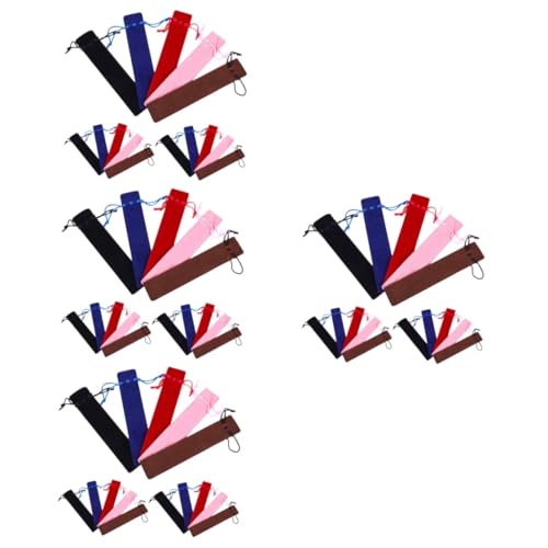 DIYEAH 60stücke Teiliges Farbiges Drawstring Stiftetui Praktische Stiftverpackung Für Schule Und Büro Multifunktionale Stiftbeutel Dickem Weichem Material von DIYEAH