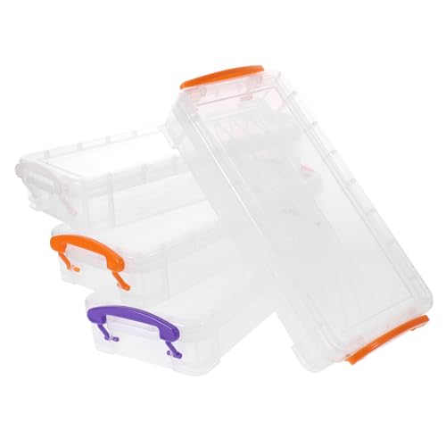 DIYEAH Schreibwarenbox 4er Set Klarsicht Stiftebox Große Kapazität Für Schreibwaren Stapelbare Transparente Stiftetasche Farbe Zufällig Plastikboxen Mit Deckel DIYEAH Schreibwarenbox 4er Set Klarsicht Stiftebox Große Kapazität Für Schreibwaren Stapelbare Transparente Stiftetasche Farbe Zufällig Plastikboxen Mit Deckel von DIYEAH