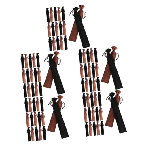 DIYEAH 5 Sätze Federmäppchen Mit Kordelzug Fach Papiertüten Weiche Fleece Kordelzugbeutel Beutel Mini Geschenkbeutel Für Stifte Verpackungsbeutel Für Kleine Unternehmen 20 Stück * 5 von DIYEAH