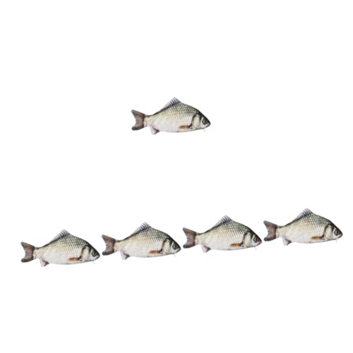 DIYEAH 5 Stück Simulierter Fisch Stiftbeutel Bleistiftbeutel Fischform Tasche Federmäppchen Schreibwaren Organizer Stiftbeutel Große Kapazität Bleistiftbeutel Kreative Bleistifttasche von DIYEAH