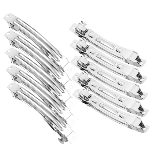 DIYEAH 50 Stück Haarspangen Für Damen 5cm Metallfederklammern Modisches Haarstyling Werkzeug Rutschfest Für Dickes Haar Selbstgemacht Haarschmuck Zubehör von DIYEAH