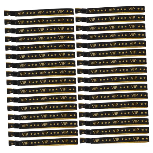 DIYEAH 50 Stück Konzertarmband Armbänder Armbänder Konzert Armband Konzertbands Sportarmbänder Sportarmband Konzertarmbänder Event-armbänder Vip-armband Stoffleichbänder Polyester von DIYEAH