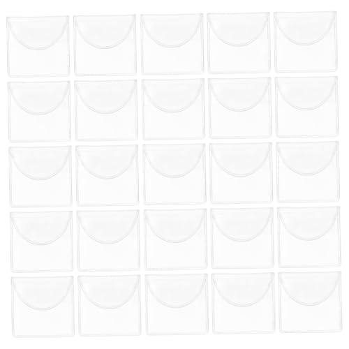 DIYEAH 50 Stück Münzaufbewahrungsbeutel Münzseiten Kleiner Münzhalter Einzelne Münzhüllen Sammler Einzelner Halter Münzaufbewahrungskoffer Münzhalterhüllen Geldbeutel Münzwickel von DIYEAH