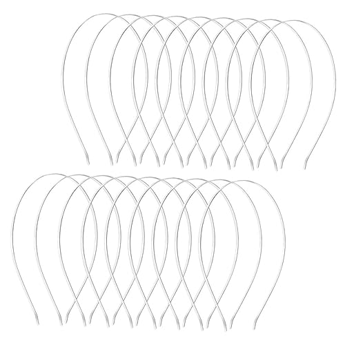 DIYEAH 50 Stück Teiliges Edelstahl Haarreifen Blank Diy Haarreif Bastelmaterial Handgefertigte Haarschmuck Basis für Party Hochzeit Zubehör Langlebig und Vielseitig von DIYEAH