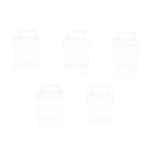 DIYEAH 5st Marker- Stiftetui Aus Kunststoff Buntstifte Mit Etui Farbstift-Organizer-etui Farbstifthalter-Organizer Federmäppchen Aus Kunststoff Transparent Plastik von DIYEAH