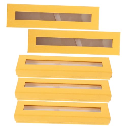 DIYEAH 5stücke Stiftebox Aus Papier Leere Stiftbox Stiftverpackungskoffer Stiftetui-Organizer Kleines Federmäppchen Für Stifte Kugelschreiber Bleistifte Pinsel Und Andere Kleine von DIYEAH