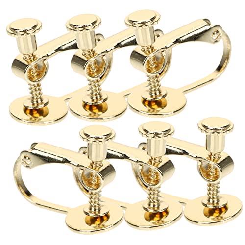 DIYEAH 6 Stück Clip Ohrclip Flacher Schraubverschluss Diy Ohrring Zubehör Einfach Verstellbar Für Schmuckherstellung Ohrloch DIYEAH 6 Stück Clip Ohrclip Flacher Schraubverschluss Diy Ohrring Zubehör Einfach Verstellbar Für Schmuckherstellung Ohrloch von DIYEAH