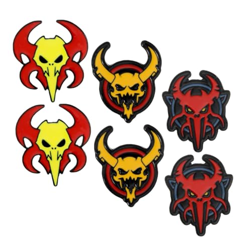 DIYEAH 6 Stück Halloween Broschen Cartoon Monster Anstecknadeln für Kleidung Rucksäcke Hüte Leichte Langlebige Emaille Pins für Party Kostüm Dekoration von DIYEAH