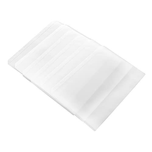 DIYEAH 6 Stück PVC-rechnungshaltertaschen Im A5-Format Praktische Aufbewahrungstaschen Für Visitenkarten Und Papierdokumente von DIYEAH