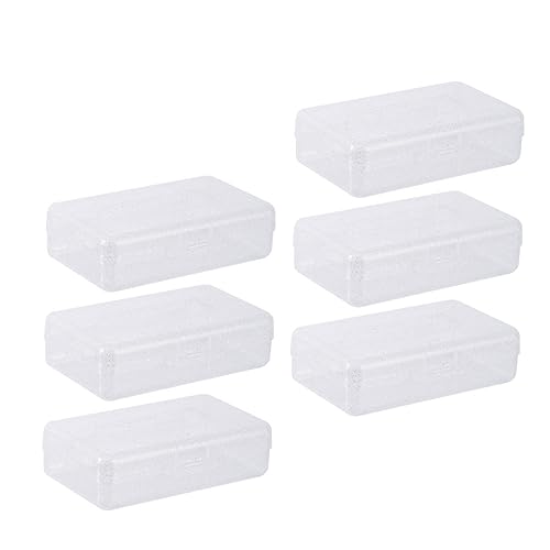 DIYEAH 6St transparentes Federmäppchen stiftebox stifte aufbewahrung durchsichtiges federmäppchen kalemlik Clear Pencil case Studenten federmäppchen Stift-Organizer PP-Kunststoff von DIYEAH