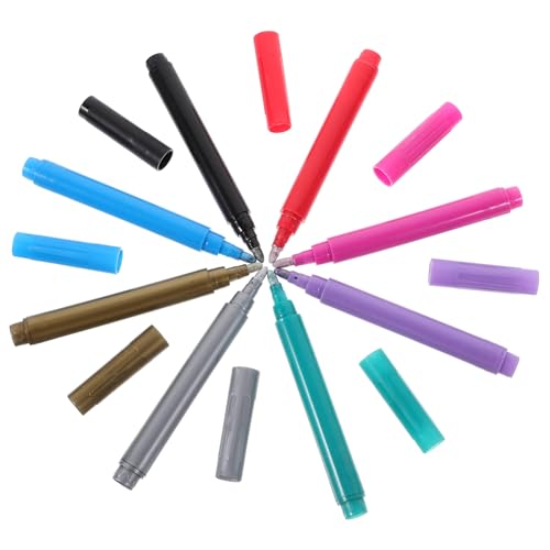 DIYEAH 8Stücke Weinglas Marker Wiederverwendbare und Waschbare Farbmarker für Partys Veranstaltungen und Dekorationen DIYEAH 8Stücke Weinglas Marker Wiederverwendbare und Waschbare Farbmarker für Partys Veranstaltungen und Dekorationen von DIYEAH