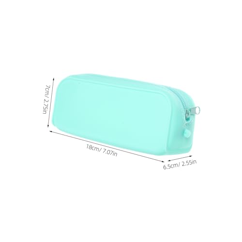 DIYEAH Ästhetisches Silikon Federmäppchen Großer Organizer für Schreibutensilien Kosmetik und Zubehör Vielseitige Langlebige für Schule Reisen von DIYEAH