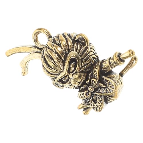 DIYEAH Vintage Monkey King Schlüsselanhänger Aus Messing Einzigartiger Affenanhänger Für Schlüssel Und Rucksack Feng Shui Glücksamulet Für Schmuckgestaltung Und Bastelbedarf von DIYEAH