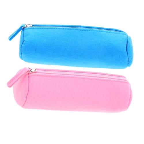 DIYEAH Aufbewahrungsbeutel Stoff Umhängetasche Damen Filz Stiftetasche Mit Reißverschluss Üßes Federmäppchen Und Praktischer Stiftespeicher Für Schule Büro Und Unterwegs Kleines Pencil Case Für von DIYEAH