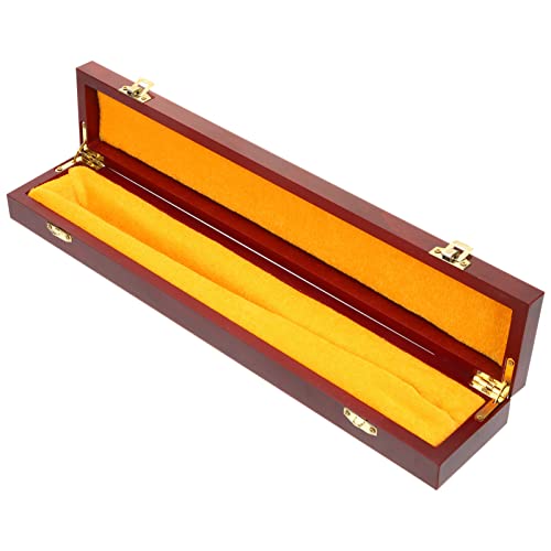 DIYEAH Aufbewahrungsbox aus Holz verstellbare Form Plane Zirkon Nabelring Katzenfutter einstellbar die chinesen Storage Boxes dekorative Quastenfächer Chinesischer Fan-Organisator hölzern von DIYEAH