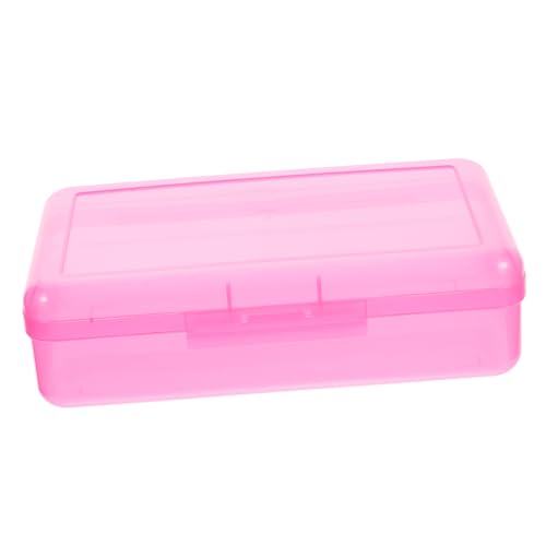 DIYEAH Bleistiftbox Aus Kunststoff Leichte Stiftebox Tragbares Federmäppchen Stifteaufbewahrungsboxen Stifte-Organizer Geeignet Für Bleistifte Kugelschreiber Und Andere Schreibwaren von DIYEAH