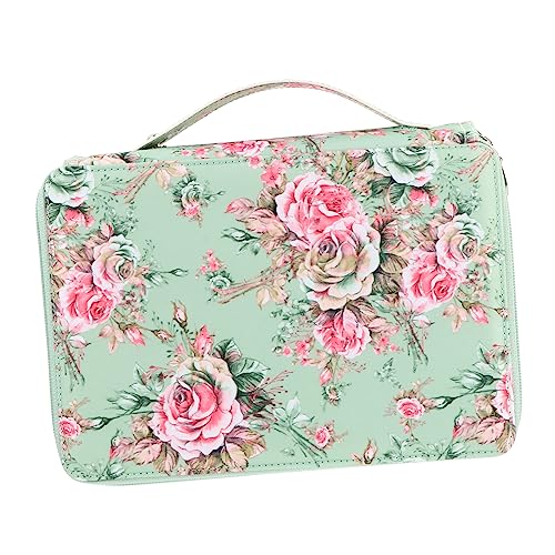 DIYEAH Bleistift Aufbewahrungstasche Schreibwaren Etui Aufbewahrungstasche Für Stifte Tasche Für Zeichenstifte Federmäppchen Stiftorganisator Pu Green von DIYEAH