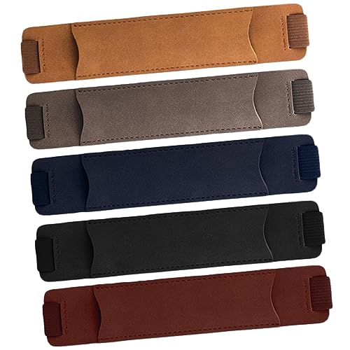 DIYEAH Elastische Stifttasche 5 Stück Pu-Leder Notebook-stifthalter Stifthalter-Tasche Elegante Stifthülle Fürs Geschäft von DIYEAH