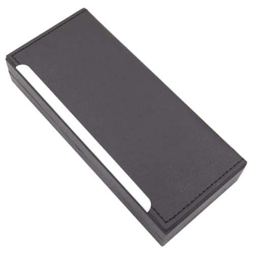 DIYEAH Elegante Schwarze Ledertasche für Einzelfüller Kratzfester Stiftbehälter mit Klappdeckel Stilvolle Präsentationsbox für Geschäftsgeschenke für Büro und Schule DIYEAH Elegante Schwarze Ledertasche für Einzelfüller Kratzfester Stiftbehälter mit Klappdeckel Stilvolle Präsentationsbox für Geschäftsgeschenke für Büro und Schule von DIYEAH