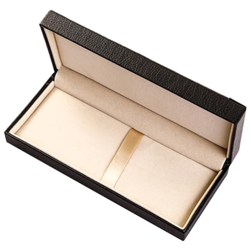 DIYEAH Elegantes Leder Pen Case Einzeln Stiftbox Robuste Verpackung Geschenkverpackung für Geschäft Büro und Schule Schwarz DIYEAH Elegantes Leder Pen Case Einzeln Stiftbox Robuste Verpackung Geschenkverpackung für Geschäft Büro und Schule Schwarz von DIYEAH