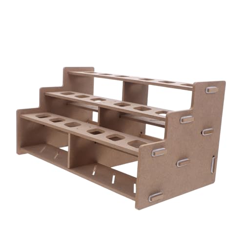 DIYEAH Farb-Organizer-Regal Malständer Mit Pinselhalter Stabil Und Platzsparend Für Öl Und Aquarellfarben von DIYEAH