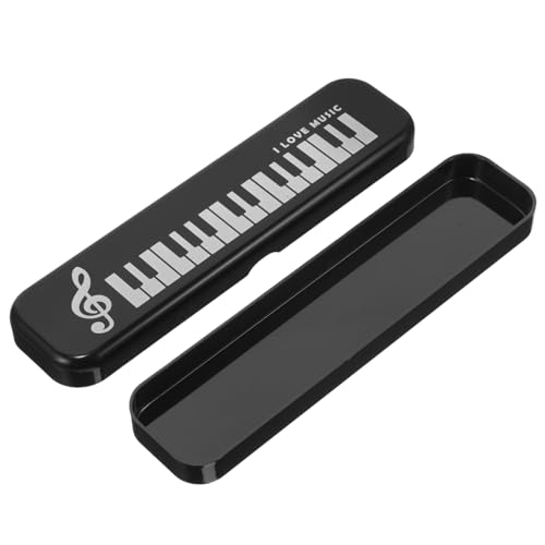 DIYEAH Federmäppchen Im Klaviertastatur-Stil Kunststoff Bleistiftbeutel Stifthalter Box Schulbedarf Organizer Modisch Und von DIYEAH