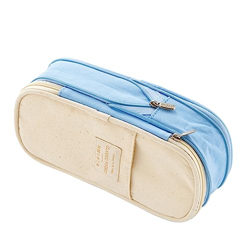 DIYEAH Große Kapazität Federmäppchen Tragbare Stifte Aufbewahrungstasche Multifunktionale Schreibwarenhalterung Für Schule Und Büro von DIYEAH