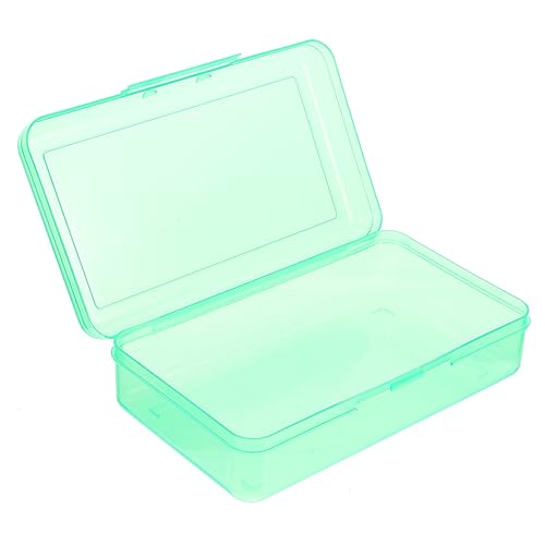 DIYEAH Bleistiftbox Kunststoff Große Kapazität mit Deckel für Lehrer Schüler und Künstler Schreibwaren Organizer für Schule und Zuhause von DIYEAH