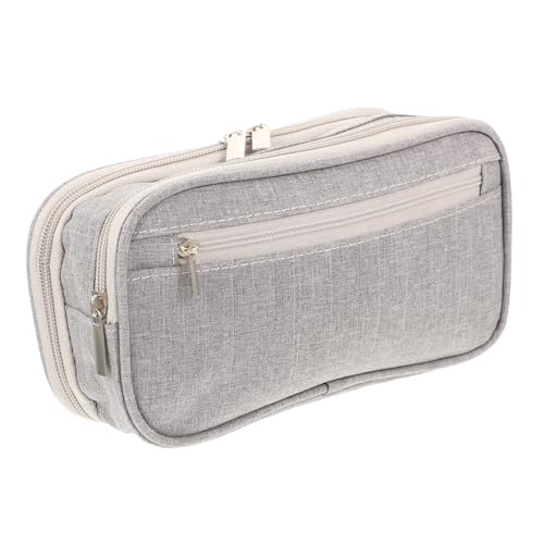 DIYEAH Großer Bleistiftbeutel Mit Fächern Multifunktionale Federmappe Für Studenten Und Tragbar Für Schule von DIYEAH