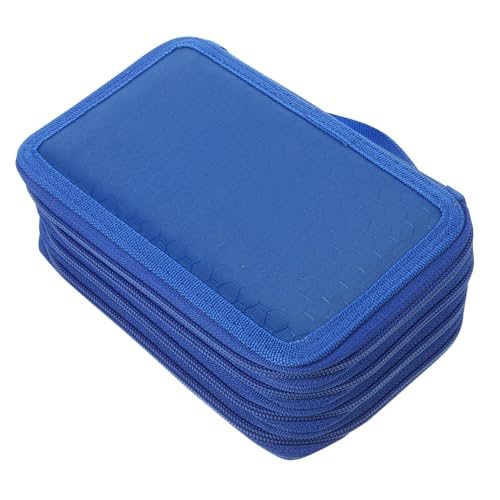 DIYEAH Mehrschichtiges Federmäppchen Mit Reißverschluss Bleistifttasche Aus Schreibwarenhalter Für Junge Mädchen Großes Fassungsvermögen Leicht Und Tragbar Organizer Für Stifte Und von DIYEAH