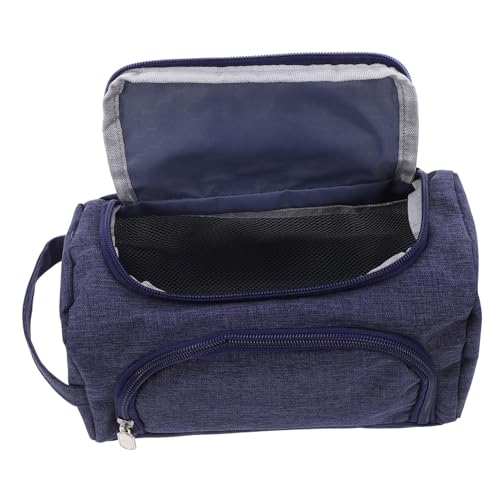 DIYEAH Großes Federmäppchen mit Extra Viel Stauraum Reißverschlussetui mit Fächern Große Stifttasche für Schule Büro Studenten Teenager Männer und Frauen Blau von DIYEAH